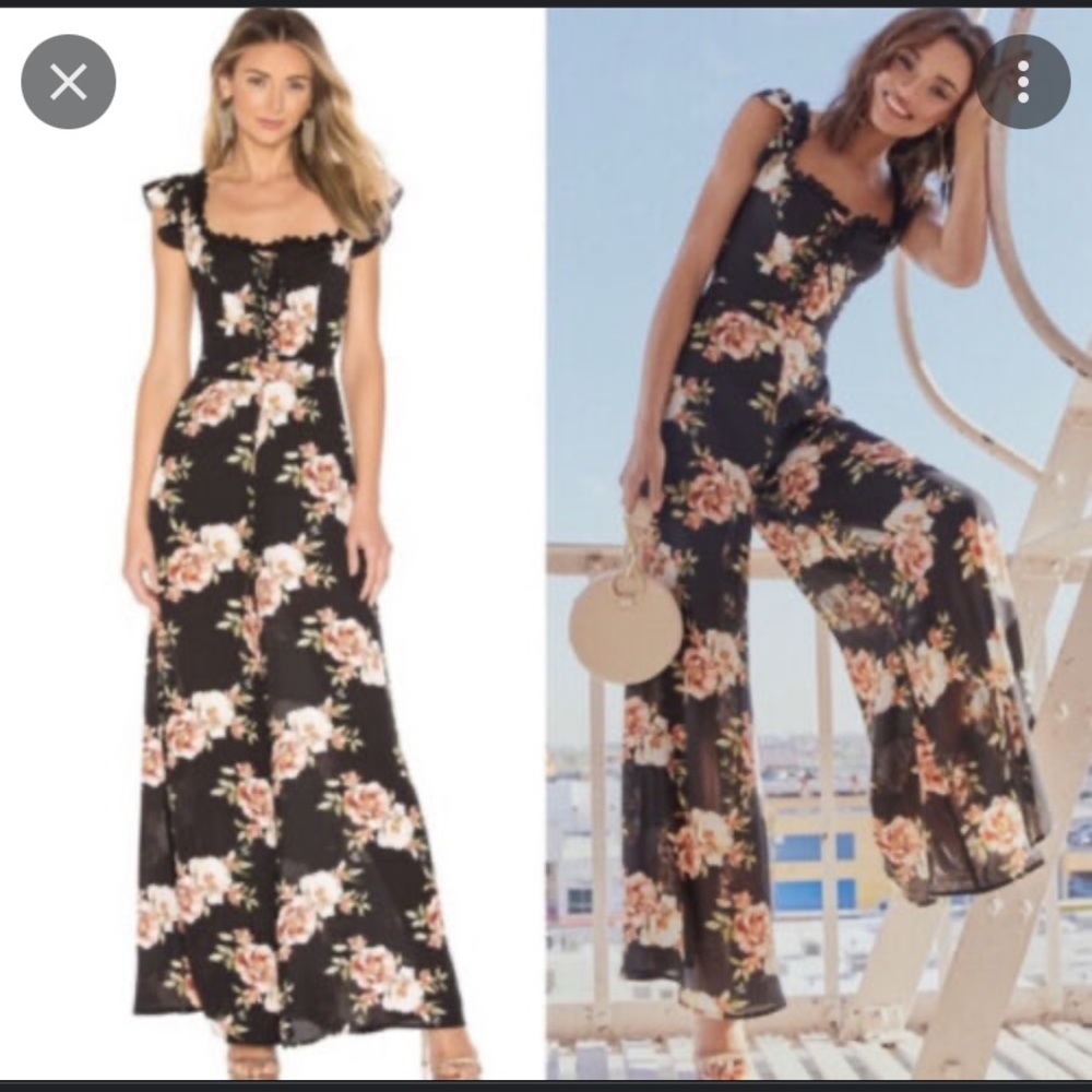 NEW Likely Marlena floral jumpsuit size 0